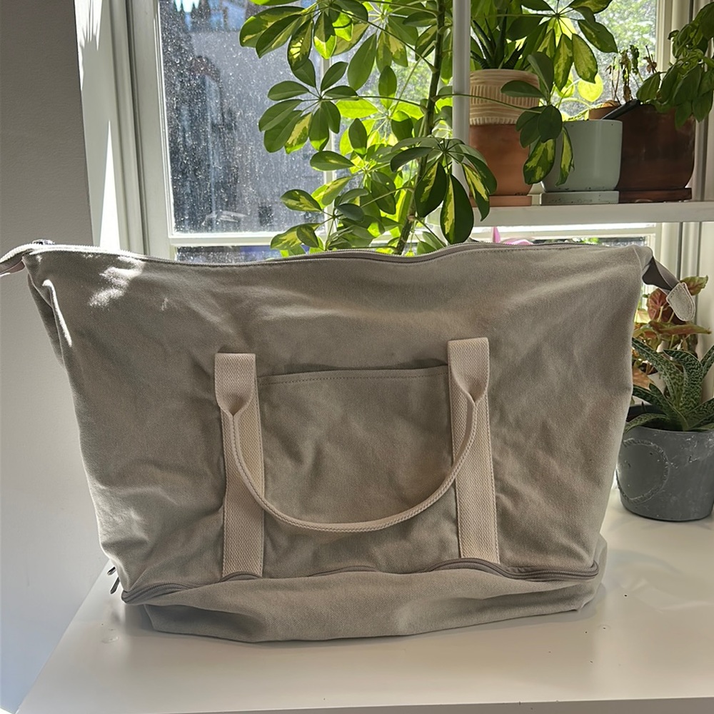 Lo & sons Catalina Canvas Weekender, Dove Grey